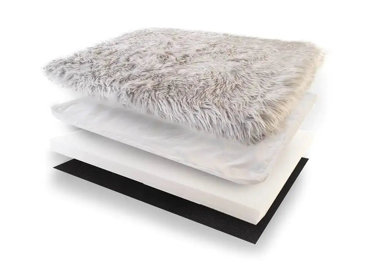 Cama de piel sintética